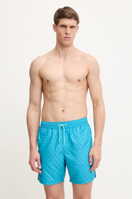 Купальні шорти Guess Planet friendly блакитний F5GT00.WG2D2