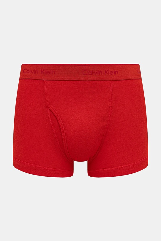 Bavlněné boxerky Calvin Klein Underwear 3-pack 000NB4002A červená AA00