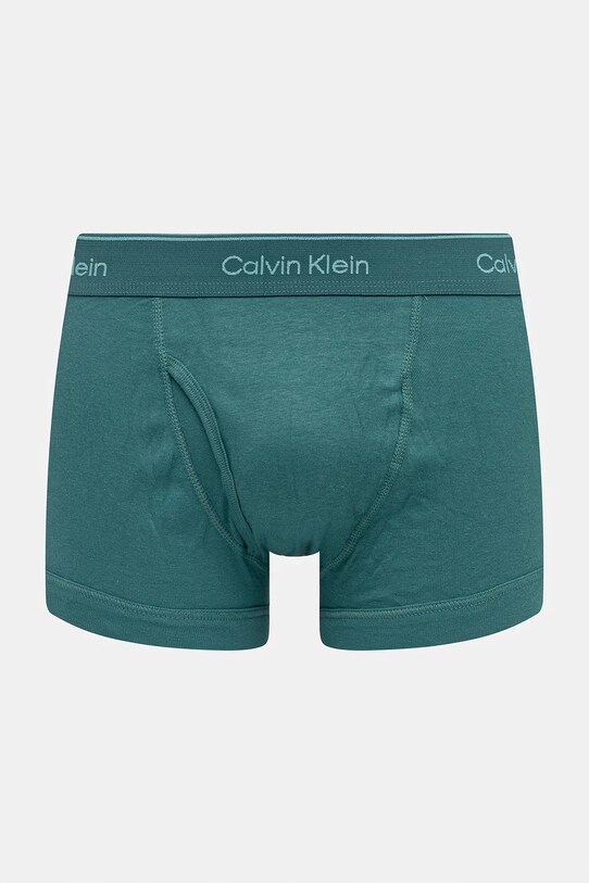 Bavlnené boxerky Calvin Klein Underwear 3-pak 000NB4002A tyrkysová AA00