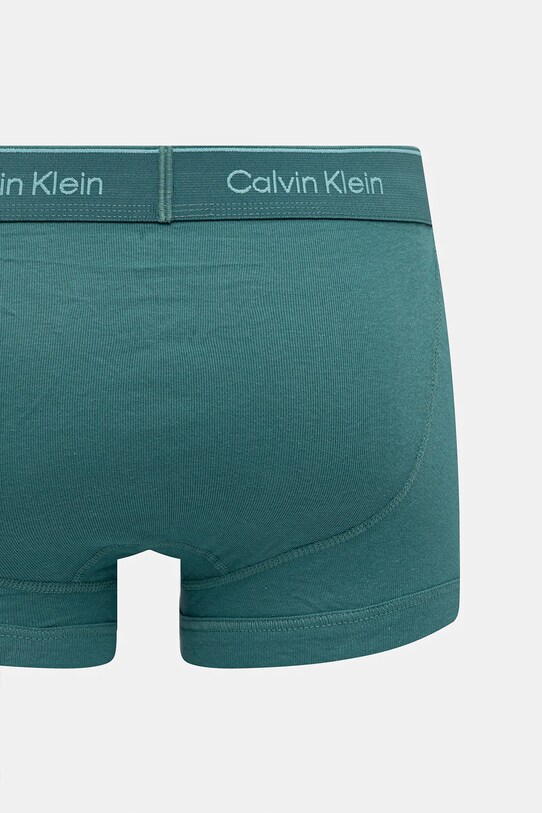 Bavlnené boxerky Calvin Klein Underwear 3-pak 000NB4002A tyrkysová