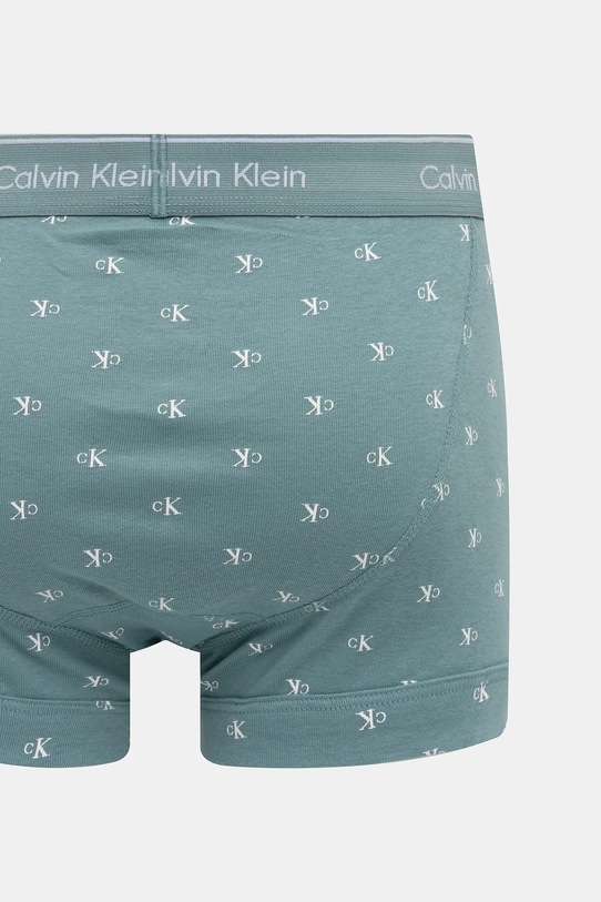 Bavlněné boxerky Calvin Klein Underwear 3-pack 000NB4002A zelená