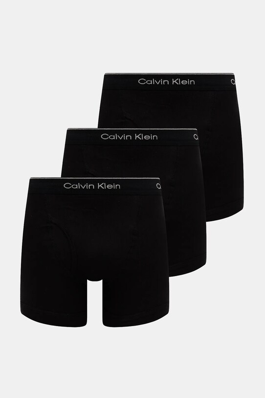 Одяг Бавовняні боксери Calvin Klein Underwear 3-pack 000NB4002A чорний