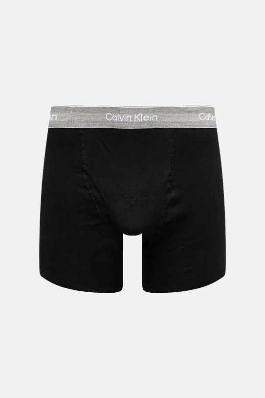 Îmbrăcăminte Calvin Klein Underwear boxeri de bumbac 3-pack 000NB4003A negru