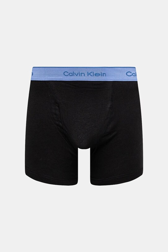 Bavlnené boxerky Calvin Klein Underwear 3-pak čierna 000NB4003A