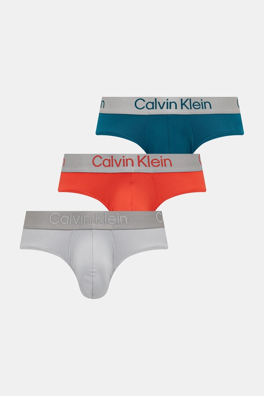 Calvin Klein Underwear slipy 3-pack nadruk szary LV00NB4122