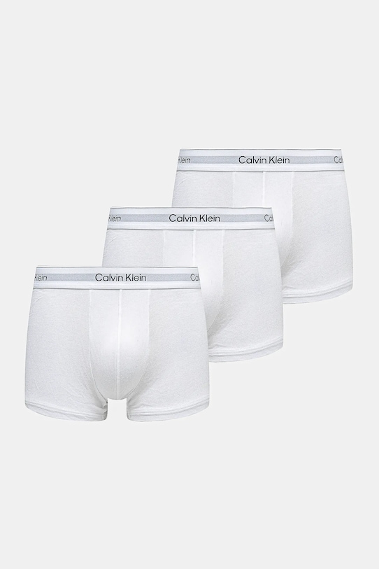 Bavlněné boxerky Calvin Klein Underwear 3-pack bavlna bílá LV00NB4389