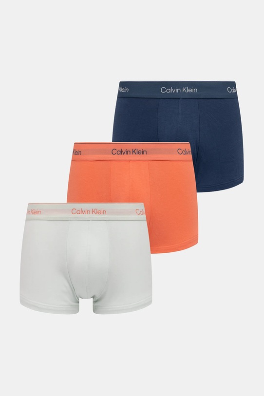 Calvin Klein Underwear bokserki bawełniane 3-pack dzianina niebieski LV00NB4389