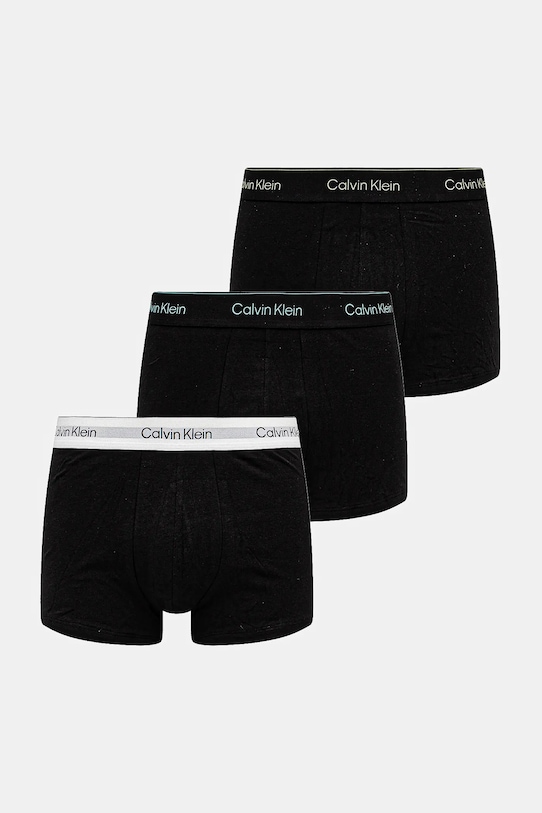 Боксери Calvin Klein Underwear 3-pack трикотаж чорний LV00NB4392
