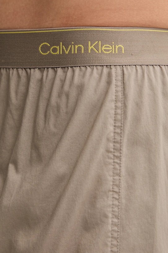 Oblečení Bavlněné pyžamové šortky Calvin Klein Underwear LV00NM2831 béžová