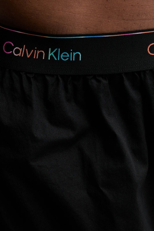 Calvin Klein Underwear szorty piżamowe bawełniane czarny LV00NM2879