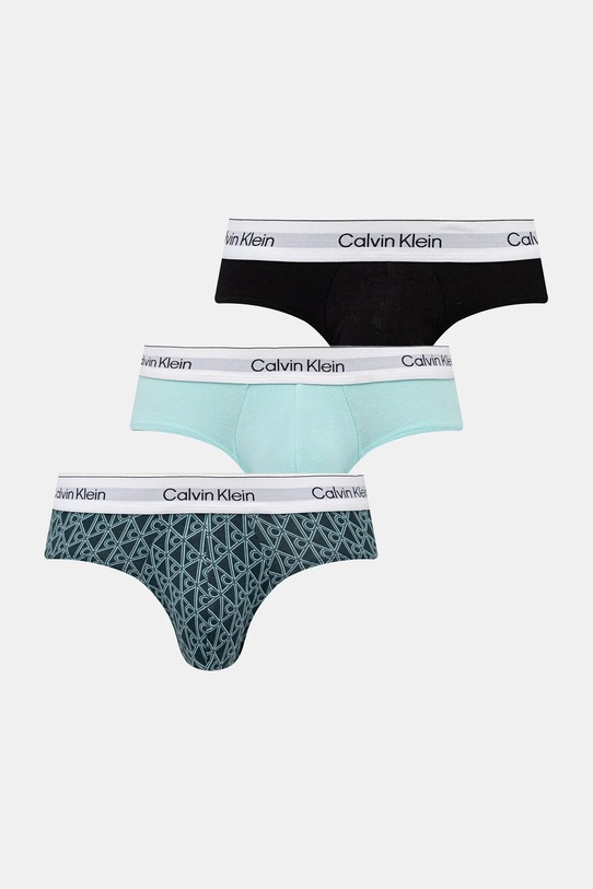 Spodní prádlo Calvin Klein Underwear 3-pack pletenina tyrkysová LV00NB4388