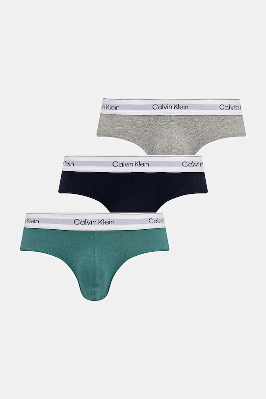 Сліпи Calvin Klein Underwear 3-pack трикотаж бірюзовий LV00NB4388