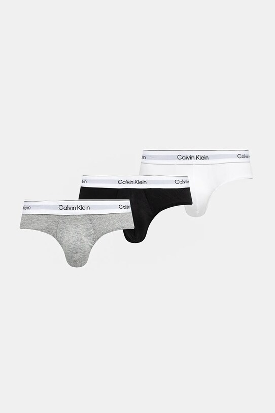 Сліпи Calvin Klein Underwear 3-pack трикотаж сірий LV00NB4388