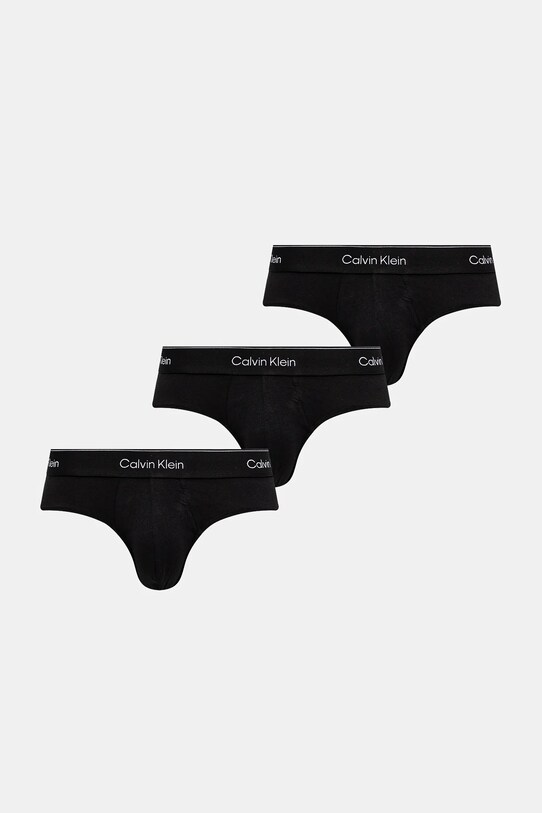 Calvin Klein Underwear slipy 3-pack dzianina czarny LV00NB4388