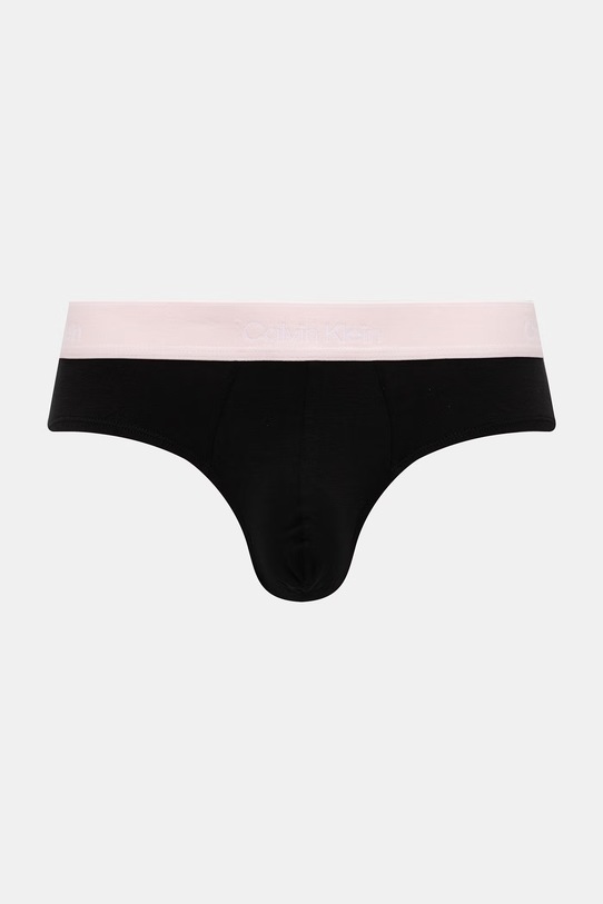 Calvin Klein Underwear priliehavé boxerky pánske bavlnené s elastanom 3-pak LV00NB4388 čierna AA00