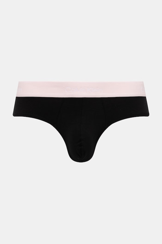 Calvin Klein Underwear priliehavé boxerky pánske bavlnené s elastanom 3-pak LV00NB4388 čierna AA00