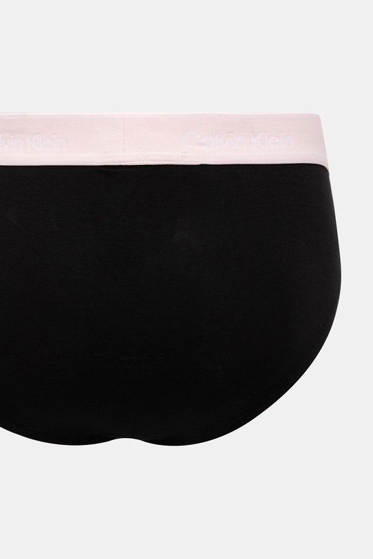 Calvin Klein Underwear priliehavé boxerky pánske bavlnené s elastanom 3-pak LV00NB4388 čierna