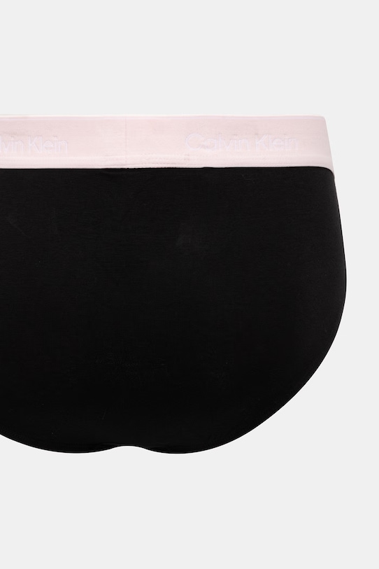 Calvin Klein Underwear priliehavé boxerky pánske bavlnené s elastanom 3-pak LV00NB4388 čierna