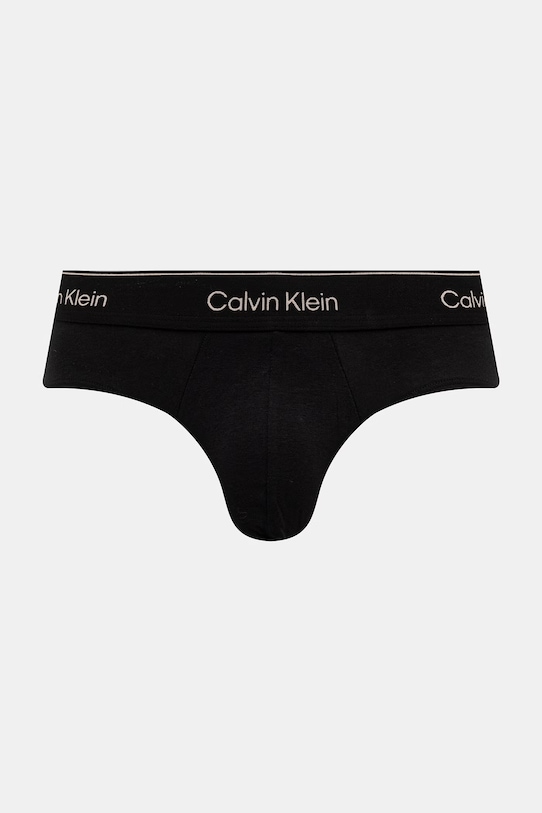 Oblečenie Calvin Klein Underwear priliehavé boxerky pánske bavlnené s elastanom 3-pak LV00NB4388 čierna