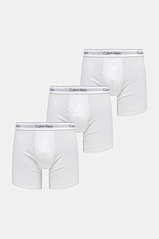 Боксери Calvin Klein Underwear 3-pack трикотаж білий LV00NB4394