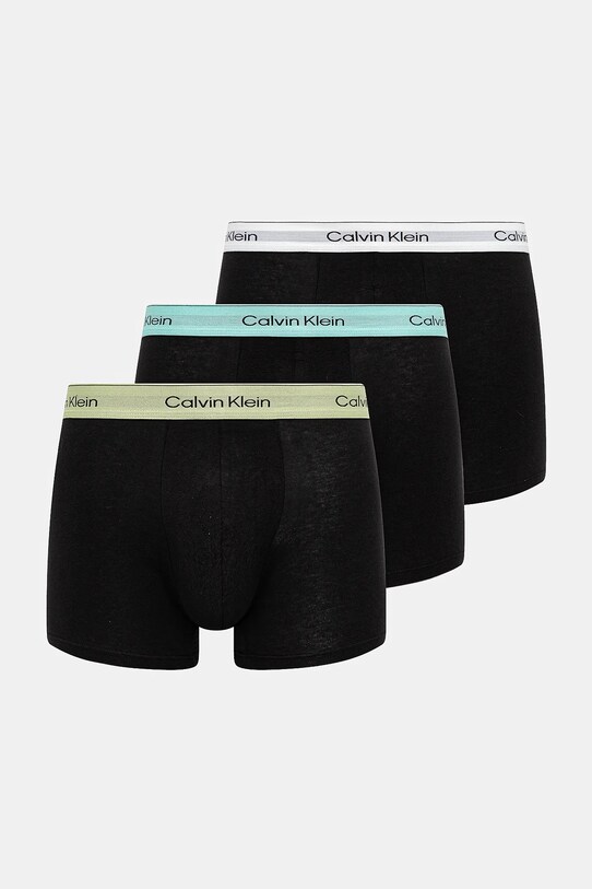 Боксери Calvin Klein Underwear 3-pack трикотаж чорний LV00NB4394
