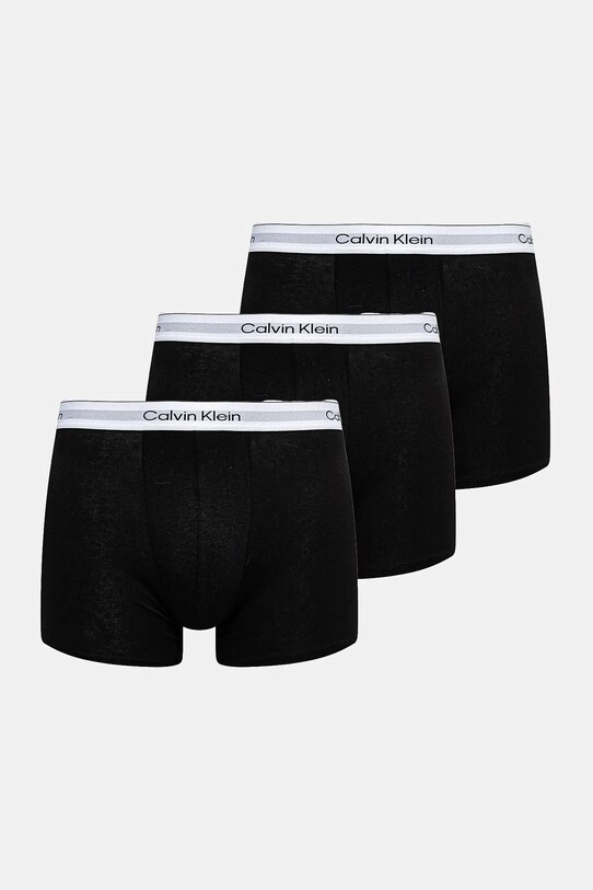 Боксери Calvin Klein Underwear 3-pack трикотаж чорний LV00NB4394