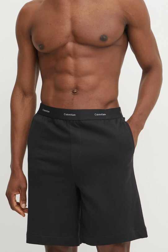 Calvin Klein Underwear szorty piżamowe 000NM2707E czarny SS25