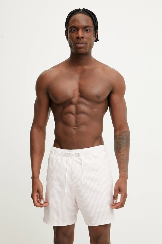 Hollister Co. szorty kąpielowe KI333.5010.604 pomarańczowy SS25
