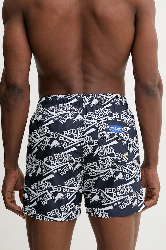 Îmbrăcăminte Red Bull Racing x Pepe Jeans pantaloni scurti de baie RBR ABSTRACT PRINT RMB10008 bleumarin