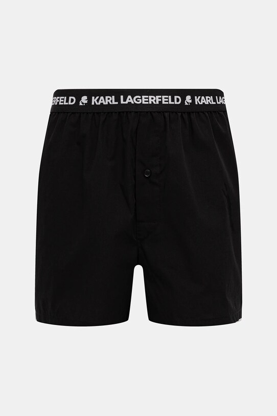 Karl Lagerfeld boxeri de bumbac 3-pack A1M47116 negru AA00