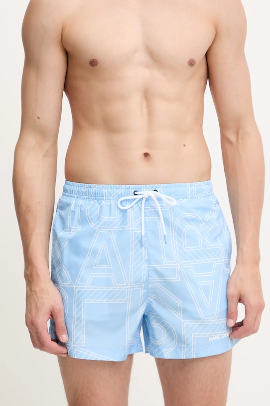 Karl Lagerfeld pantaloni scurți de baie A2M46033 albastru SS25
