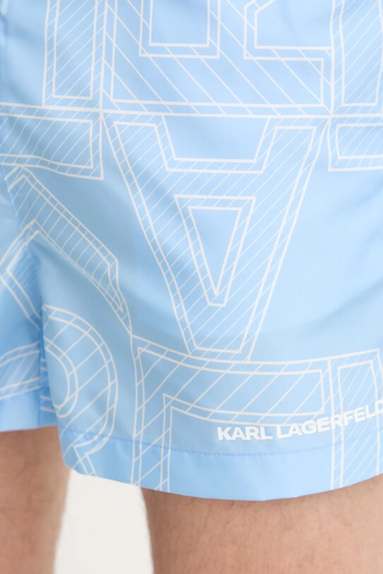 Plavkové šortky Karl Lagerfeld modrá A2M46033