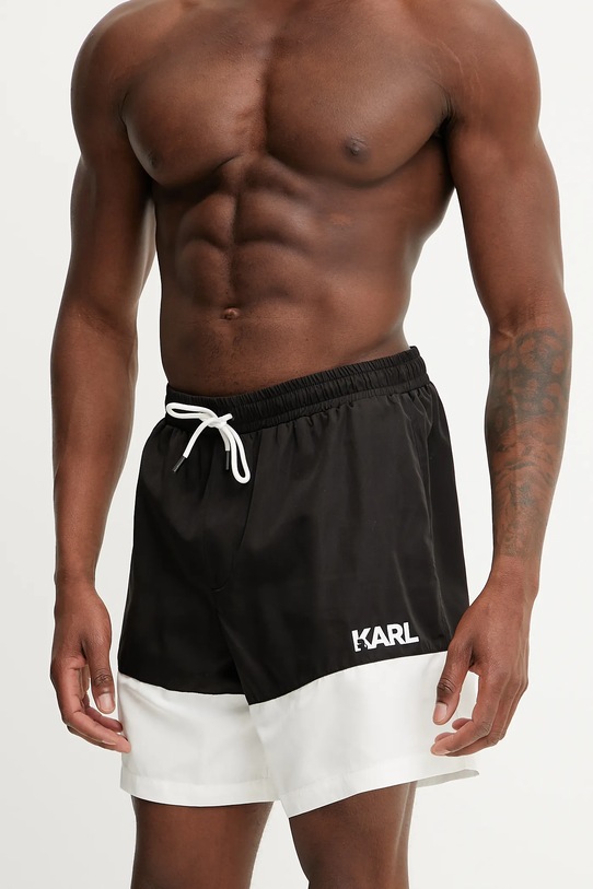 Karl Lagerfeld szorty kąpielowe A2M46034 czarny SS25
