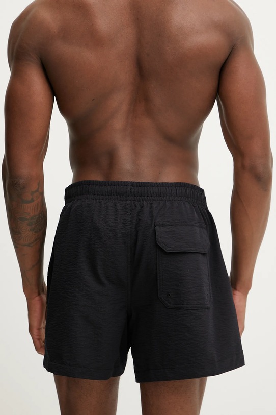 Plavkové šortky Abercrombie & Fitch KI133.5028.903 čierna SS25