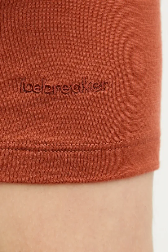 Icebreaker t-shirt funkcyjny Merino 200 Oasis IB1045090BA1 pomarańczowy