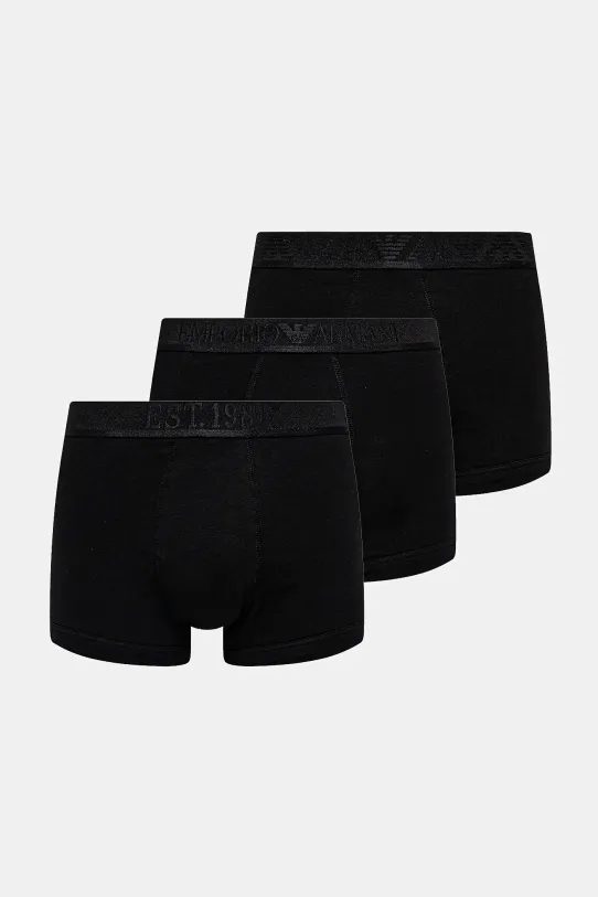 Emporio Armani Underwear boxer pacco da 3 semplice nero EM000259.AF10780