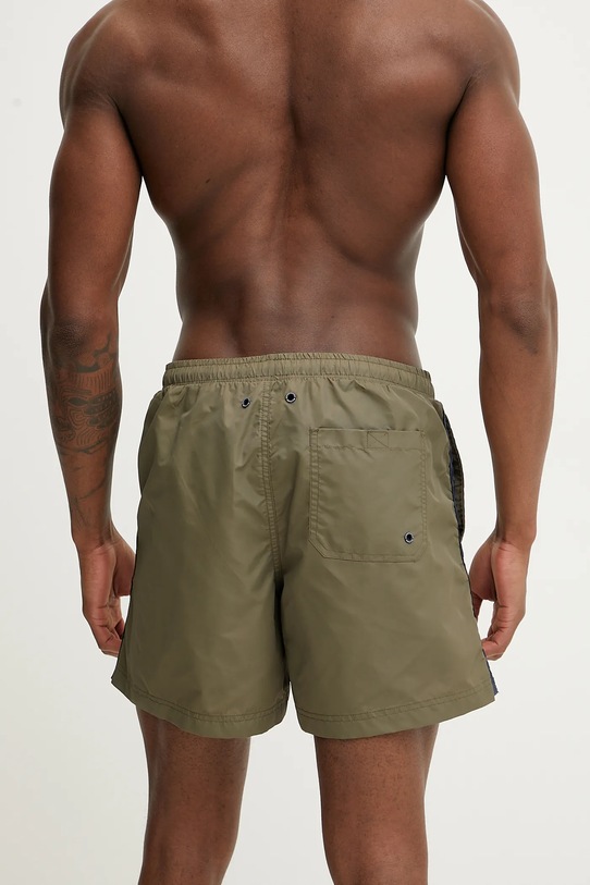 Îmbrăcăminte Aeronautica Militare pantaloni scurti de baie BW225CT3539 verde