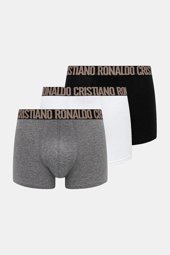 Boxerky CR7 Cristiano Ronaldo 4-pack pletenina černá 8104.4900.2493