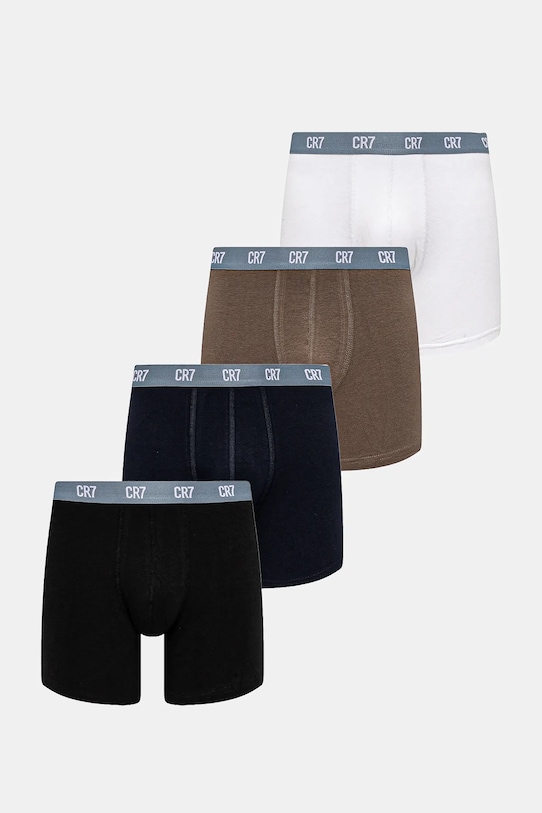 Boxerky CR7 Cristiano Ronaldo 4-pak pletenina modrá 8104.4900.2496