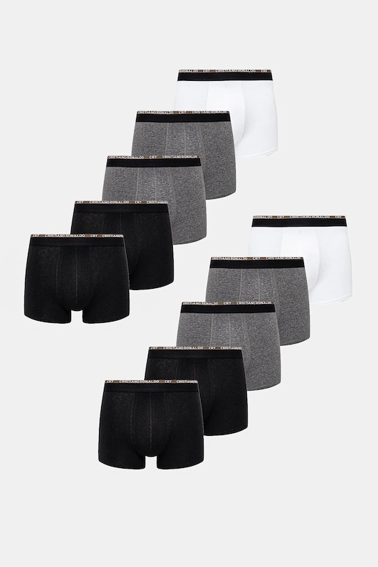 CR7 Cristiano Ronaldo bokserki 10-pack dzianina szary 8120.49.2577