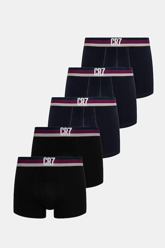 Boxerky CR7 Cristiano Ronaldo 5-pack pletenina černá 8125.4900.2330