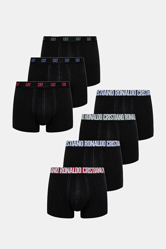 CR7 Cristiano Ronaldo bokserki 7-pack dzianina czarny 8127.4900.2810