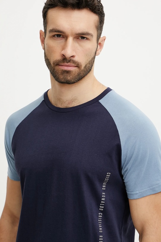 CR7 Cristiano Ronaldo set de pijama de bumbac 8730.41.2609 bleumarin