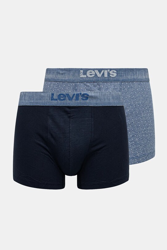 Boxerky Levi's 2-pack hladký modrá 37149.1099