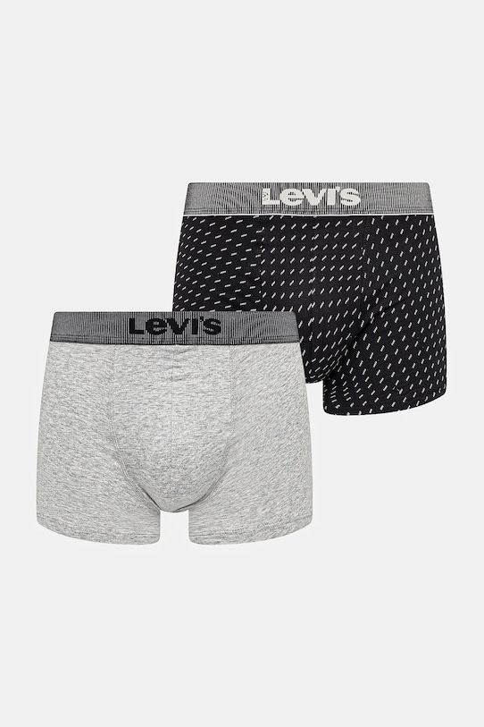 Levi's bokserki 2-pack dzianina szary 37149.1102