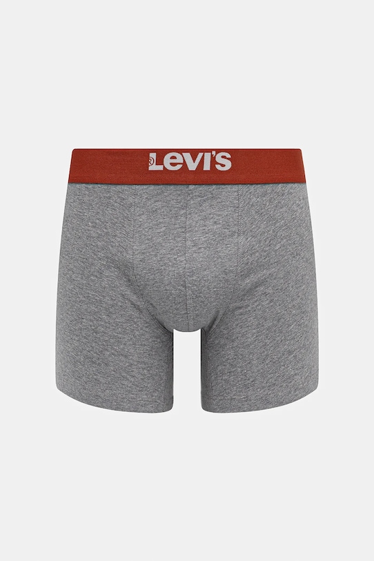 Oblečení Boxerky Levi's 2-pack 37149.1106 šedá