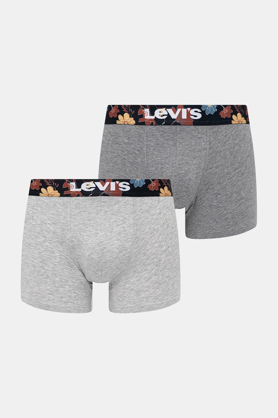 Levi's boxeri 2-pack melanj gri 37149.1117