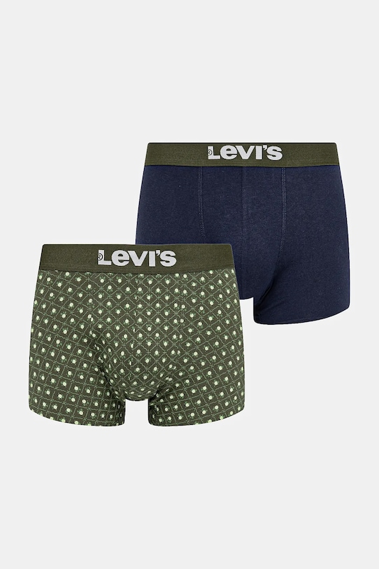 Levi's bokserki 2-pack wzorzyste zielony 37149.1125
