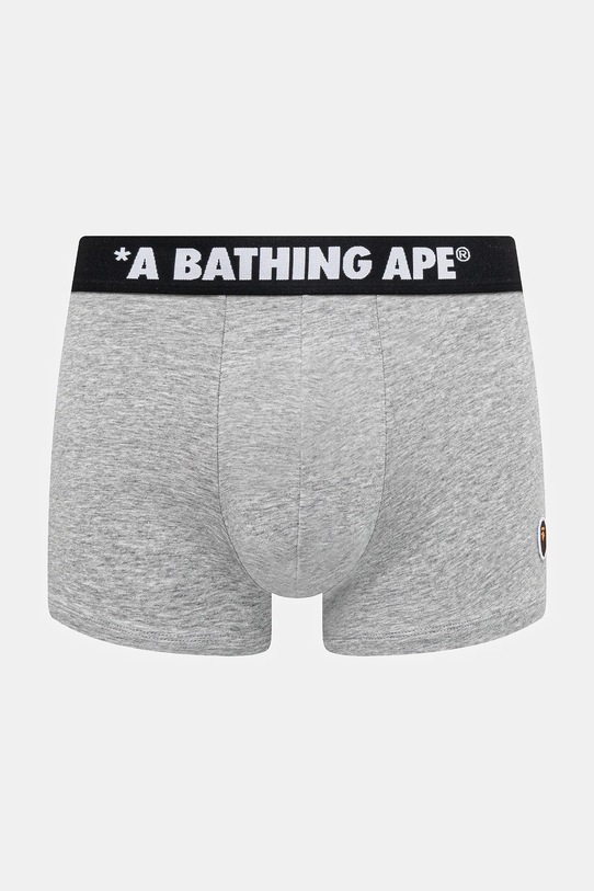 Боксери A Bathing Ape One Point Trunks трикотаж сірий 1K80183301