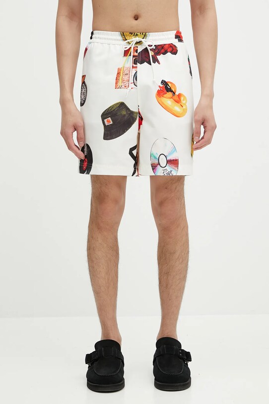 Плувни шорти Carhartt WIP Slater Swim Trunks бял I035063.2UKXX